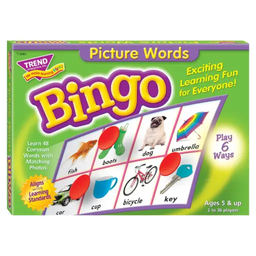 [TRE/T6063] BINGO GAME - PICTURE WORDS