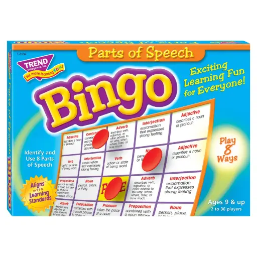 [TRE/T6134] BINGO GAME - PARTS OF SPEECH