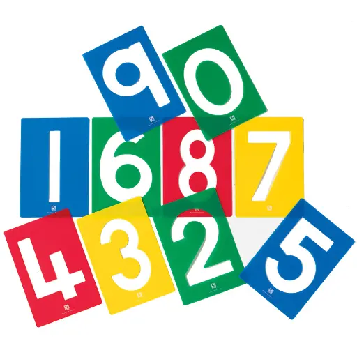 [GRE/EDX74160] STENCILS NUMBERS 10 PC